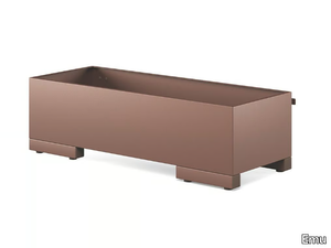 PATCHWALL - Low rectangular steel planter _ Emu