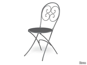 PIGALLE - Folding steel garden chair _ Emu