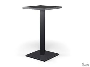 ROUND - Square steel high table _ Emu