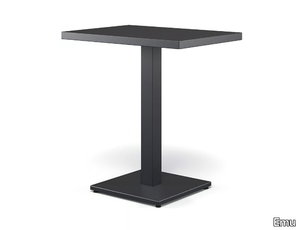 ROUND - Rectangular steel garden table _ Emu