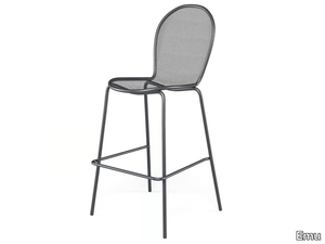 RONDA - Stackable high steel garden stool _ Emu