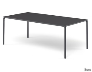 TERRAMARE - Rectangular aluminium garden table _ Emu