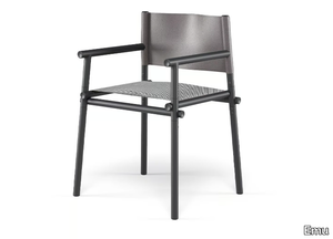 TERRAMARE - Aluminium garden chair with armrests _ Emu