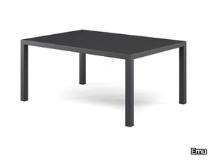 ROUND - Low rectangular steel coffee table _ Emu