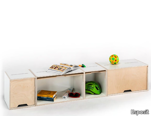 ADAKTO - Low birch TV cabinet _ Esposit