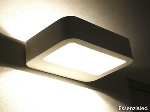 FRAME ROUND - LED plaster wall lamp _ Essenzialed