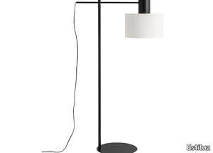 CYLS - Metal floor lamp with polyester shade _ Estiluz