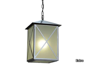 MONTEREY - LED Glass and Stainless Steel pendant lamp _ Estro