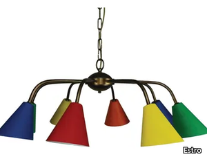 PETRA - LED painted metal chandelier _ Estro