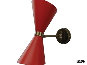 PETRA - Adjustable LED painted metal wall lamp _ Estro