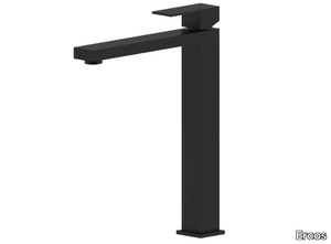 ITALIA R BLACK - High countertop single handle washbasin mixer _ Ercos