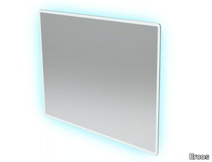 Rectangular mirror - Rectangular bathroom mirror with integrated lighting _ Ercos