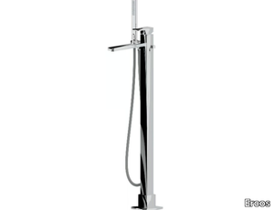 ITALIA R - Floor standing bathtub mixer with hand shower _ Ercos