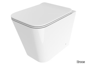 WAVE - Rimless Floor mounted ceramic toilet _ Ercos