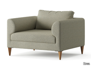 DARK - Fabric armchair with armrests _ Ersa