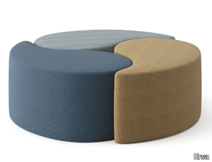 DORIS - Sectional fabric pouf _ Ersa