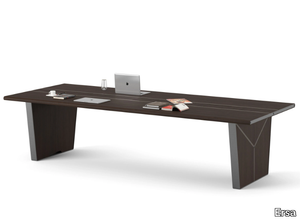 FLUX - Rectangular wooden meeting table _ Ersa