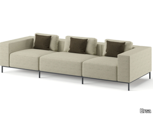 KAVI - Sectional 3 seater fabric sofa _ Ersa