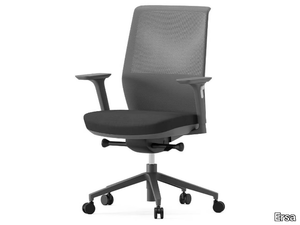 OPIA - Height-adjustable fabric office chair with armrests with 5-Spoke base _ Ersa