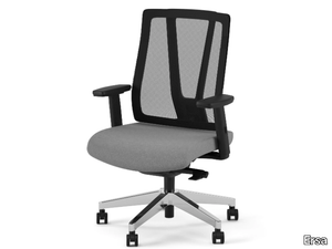 PAN - Swivel fabric office chair with armrests _ Ersa