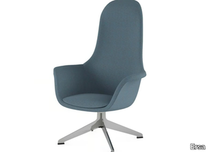 POLAR - Swivel with 4-spoke base fabric easy chair high-back _ Ersa