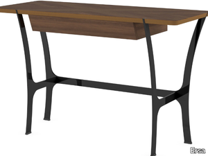 RAVEL - Rectangular wood veneer console table with drawers _ Ersa