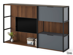 RHYTHM - Wooden TV wall system _ Ersa