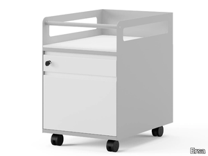 SO - Melamine and metal office drawer unit with castors _ Ersa