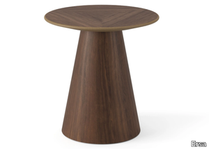 TEAR - Round wooden coffee table _ Ersa