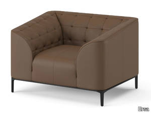 TERRA - Tufted armchair with armrests _ Ersa