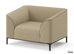 TERRA - Fabric armchair with armrests _ Ersa