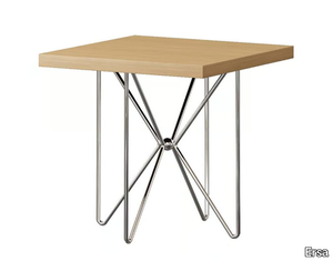 KILIG - Square laminate coffee table and metal base _ Ersa