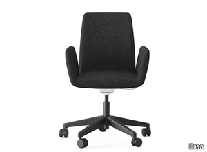 LARMES - Swivel chair with armrests with 5-spoke base _ Ersa
