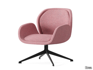 LIKHA - Height-adjustable upholstered fabric office chair with armrests _ Ersa