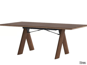 MELIADES - Rectangular wood veneer meeting table _ Ersa