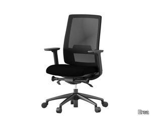 RISUS - Ergonomic fabric office chair with armrests with 5-Spoke base _ Ersa