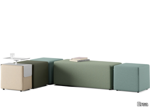 TRAPEZE - Modular fabric pouf _ Ersa