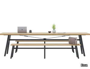CORE & ROVE - Rectangular laminate table _ Ersa