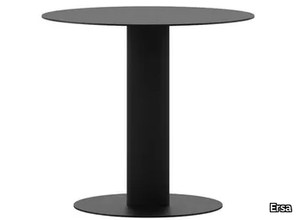 SLIM - Round painted metal coffee table _ Ersa