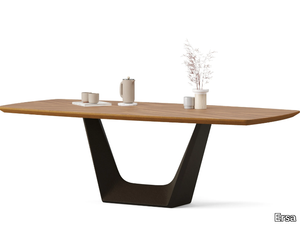 NOX - Rectangular wooden table _ Ersa