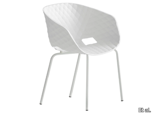 UNI-KA 604 - Polypropylene chair with armrests _ Et al.