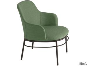 AGAMI 1155 - Upholstered fabric armchair with armrests _ Et al.