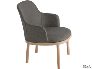 AGAMI 1165 - Upholstered fabric armchair with armrests _ Et al.