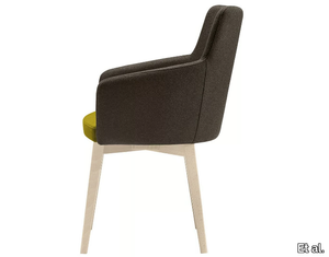 MARKA 570 - Upholstered wooden easy chair _ Et al.