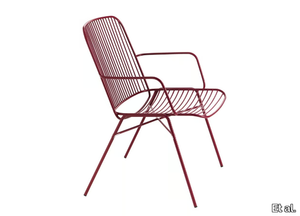 SHADE 619 - Steel easy chair with armrests _ Et al.