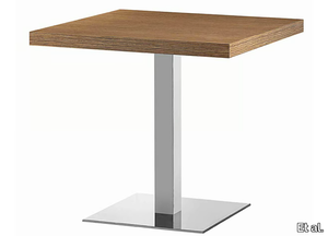 XT 480Q - Square steel and wood table _ Et al.