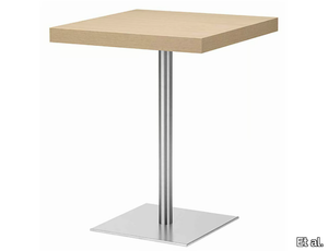 XT 495T - Square steel and wood table _ Et al.