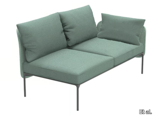 BLOOM 1207 DX/SX - Modular 2 seater fabric sofa _ Et al.