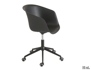 DUNK 1194 - Height-adjustable polypropylene chair with 5-spoke base _ Et al.