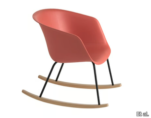 DUNK 1196 - Rocking polypropylene chair with armrests _ Et al.